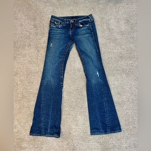 True Religion low waist semi flair jeans - size 29